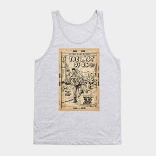 The Last of Us - Intro Scene fan art comic cover line art Tank Top